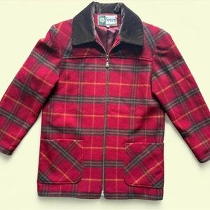Vintage women’s wool plaid jacket size small